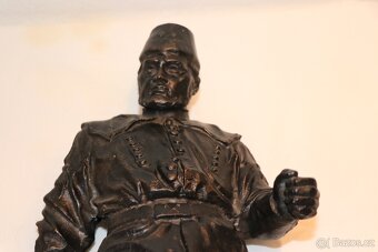 Horník havíř doly uhlí těžba socha soška (525J) - 15