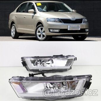 Škoda Rapid přední mlhovky LED - 15