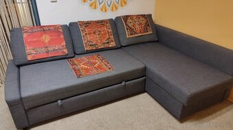 Rozkládací sedačka - postel z IKEA - 15