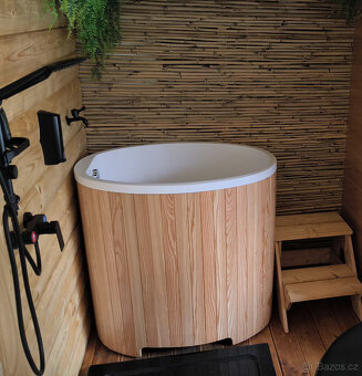 Ochlazovací káď sud - modřín - 15