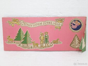 Retro velký vánoční betlém 3D - ČSSR - 15