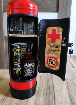 Kanister bar, minibar, kovová bandaska - 15