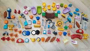 Sady DUPLO i díly po 1ks: popeláři,Mickey dům,Minnie,auta.. - 15