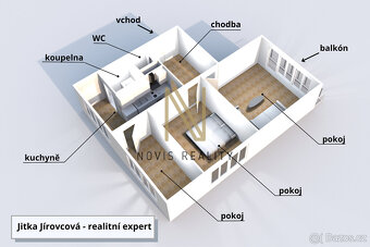 Pronájem, byt 3+1, 70m², Domažlice, ul. Švabinského - 15