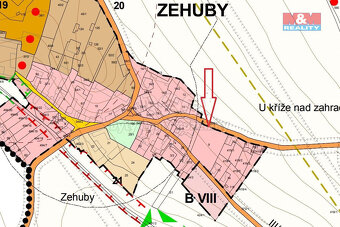 Prodej pozemku k bydlení, 7032 m², Žleby - Zehuby - 15