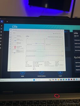 Nadupaný herní notebook lenovo log - 15