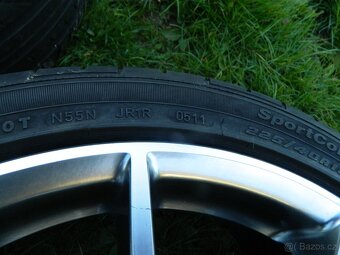 alu kola 5x108  r18+letní pneu - 15
