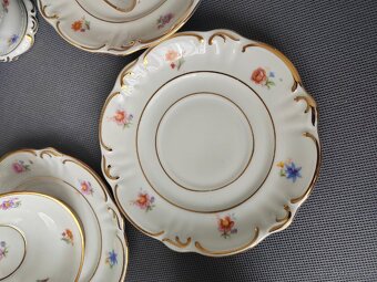 Úžasná porcelánová mokka souprava Otto Hädrich Witwe (OHW) - 15