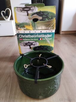 Keramický vánoční stojan na strom až 2,5 m - 15