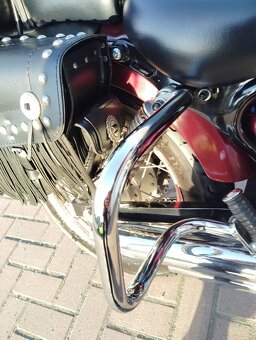 Yamaha XV Virago 125 (5AJ) r.v.:1998 červená-tmavá (TOP stav - 15