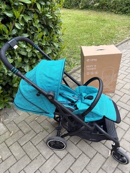 Kočárek CYBEX Eezy S Twist+2 Black 2021, river blue - 15