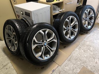 Alu kola BMW X3 5x120 r18 Originál, zimní pneu+TPMS - 15