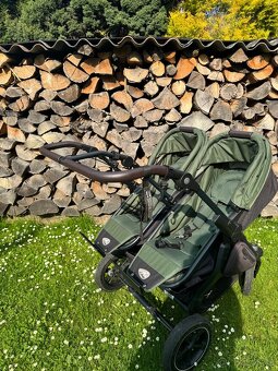 Dvojčecí kočár TFK DUO 2 2023 olive - 15