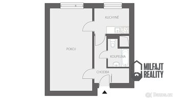 Pronájem bytu 1+1, 35 m2, Liberec VI-Rochlice, ev.č. 06628 - 15