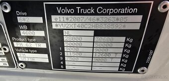Volvo FM500 - 6x2 - Valník + HR-HMF 3220 – EURO 6 - 15