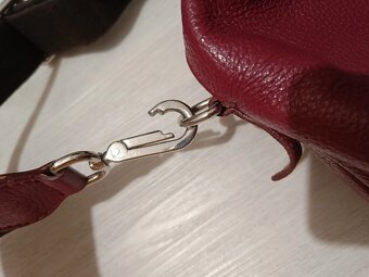 Kožená vínová kabelka Furla - 15