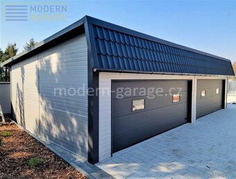 Zateplené montované garáže PIR 4x6/6x6m celá ČR - 15