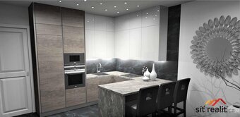 Novostavba byt 2+kk, 55m2 + 40m2 zahrada, garážové stání, Pr - 15