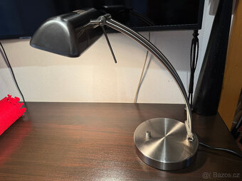 Stolní lampa nerez - TOP stav - 15
