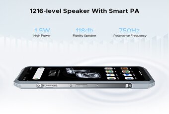 Odolný telefon DOOGEE Blade GT 12+20/256 GB, nový - 15