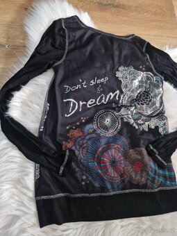 Desigual dámská značková halenka s dlouhým vel S černá - 15