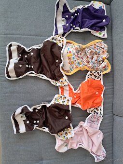 Sada látkových plen - cca 7 - 18kg - 15