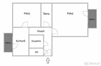 Pronájem bytu 2+1, Provazníkova, Černá Pole, 17 900 Kč/měs,  - 15