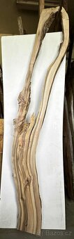 Atypické fošny na epoxid ořech - 250cm a více - 15
