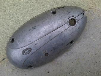 Jawa 250/350 Panelka - kryty řetězu,motoru,výfuky s koleny.. - 15