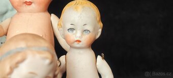 Starožitné porcelánky A.M, Heubach, Kewpie, K+W... - 15