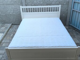 Prodám manželskou postel + Matrací 160cm x 200cm - 15