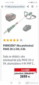 Aku prořezávač Parkside nový - 15