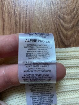 Nová dámská zimní šála Alpine Pro - krémová, akryl - 15