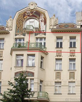 3+kk + balkon , 90m2, po rek.u metra Hradčanská - 15