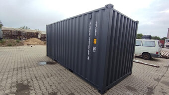 Lodní-skladový kontejner 20ft po jedné cestě barva antracit - 15