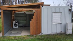 Prodej 2x obyt.stav.bunek+ plech kont a pergola - 15
