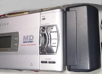 Minidisc walkman SONY MZ R50, super stav, přísluš., MD media - 15