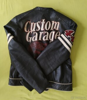 REPLAY kožená unisex bunda vel. L - 15