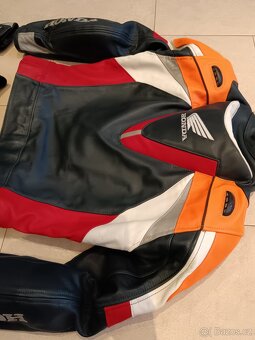 Honda Repsol-Pánská kožená moto kombinéza, originál Honda - 15