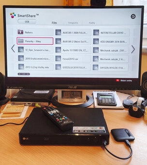 Blu-ray, DVD přehrávač LG BP450 3D - Super stav - 15