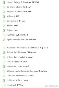 Úplně nová sekačka World 3v1 - 15