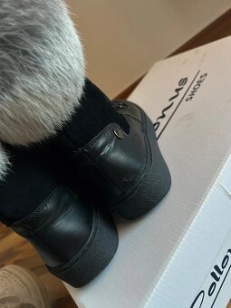 Kožené kotníčkové kozačky /sněhule, Pollonus, vel. 37 - 15