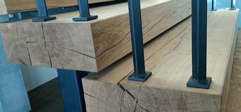 Dubové pražce nové 15x26x360 a 400 cm neipregnované - 15