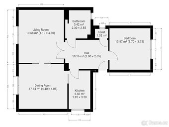 Pronájem bytu 3+1, Volkovova, Chodov, 75 m2 - 15