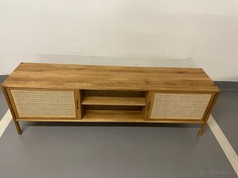 Dubový TV stolek Pola - 15
