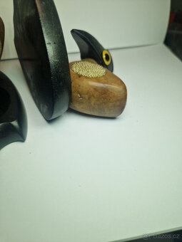 Art Deco YZ Cherry Amber Faturan Nutbirds, Match Striker - H - 15