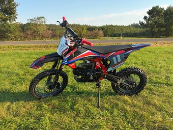 Pitbike Shark E-start 125ccm 17x14 červená - 15