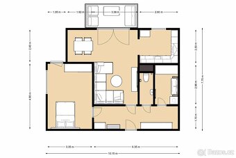 Prodej bytu 2+kk, 74 m2, Plzeň, ul. U Velkého rybníka - 15