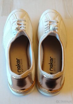 Dámské polobotky slip on Rieker 41 světlé - 15