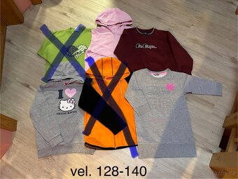 Mikiny a trička holky vel. 122-164 - 15